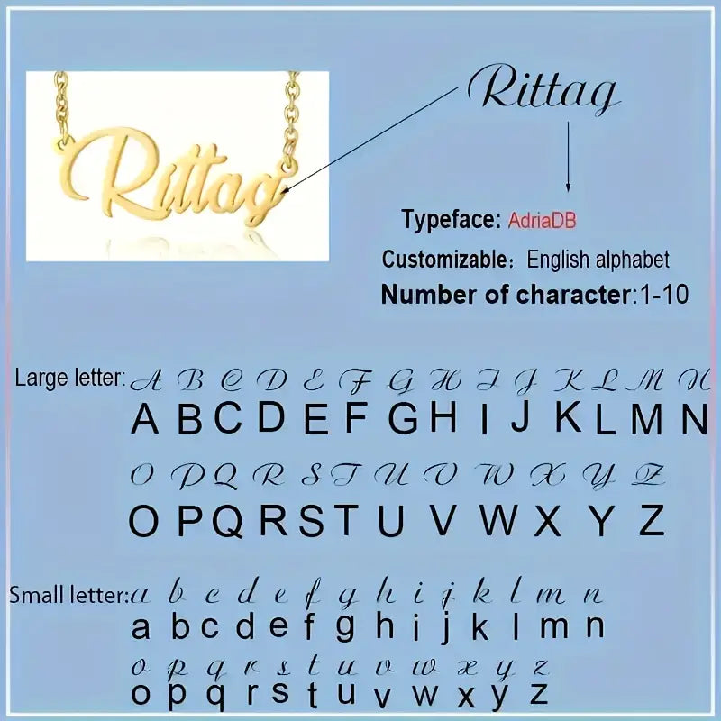 Elegant Custom Name Necklace