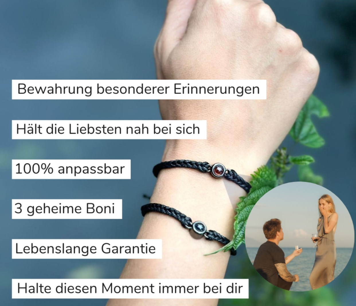 Personalized Handmade Memory Bracelet with Your Own Image