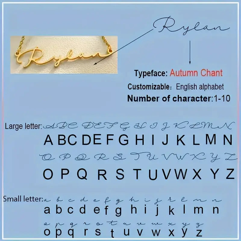 Elegant Custom Name Necklace