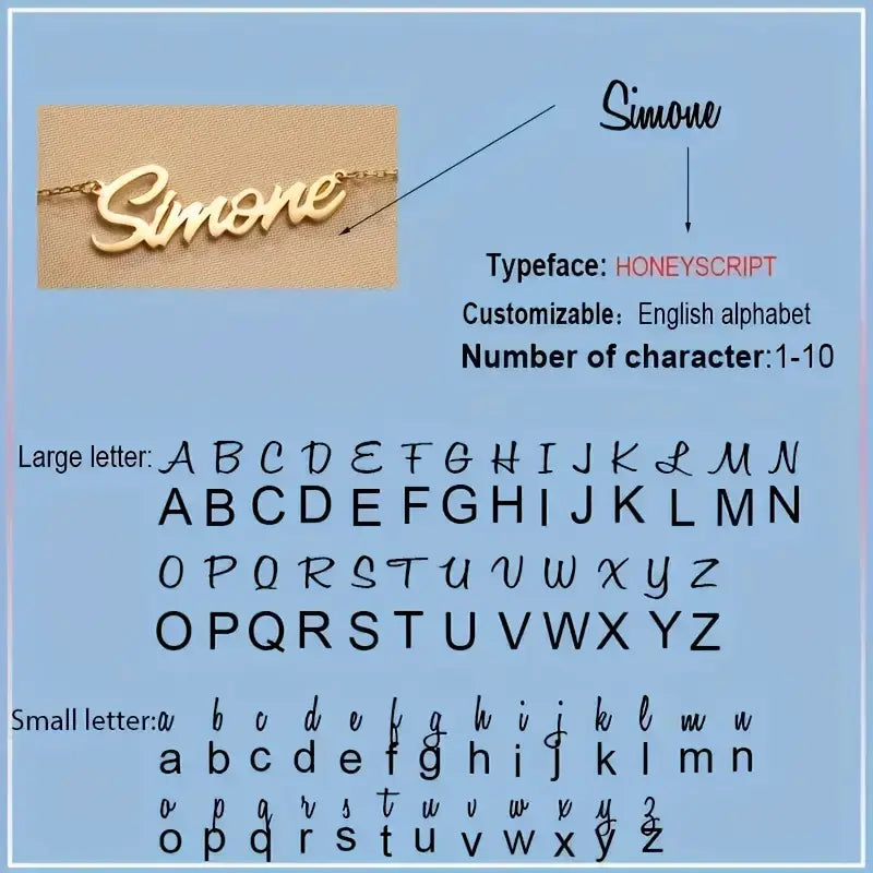 Elegant Custom Name Necklace