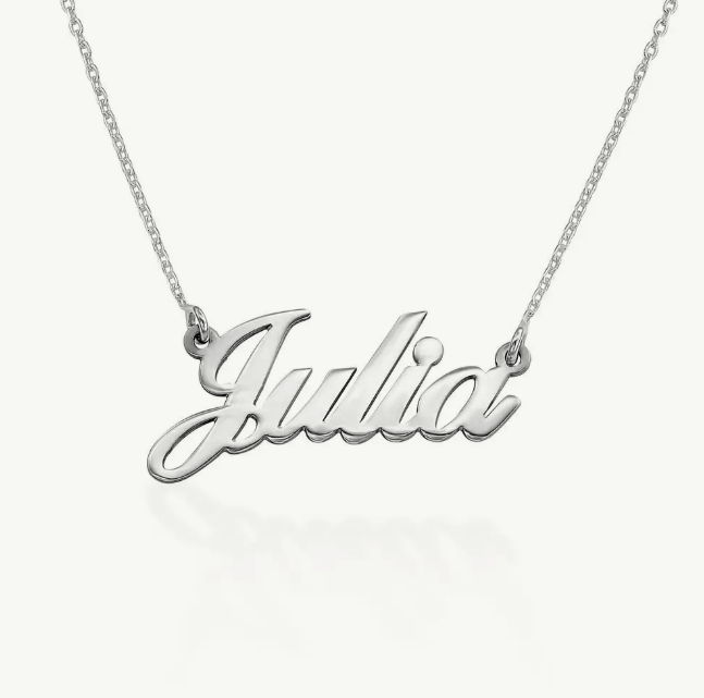 Exclusive Handcrafted Name Necklace with Personalized Engraving